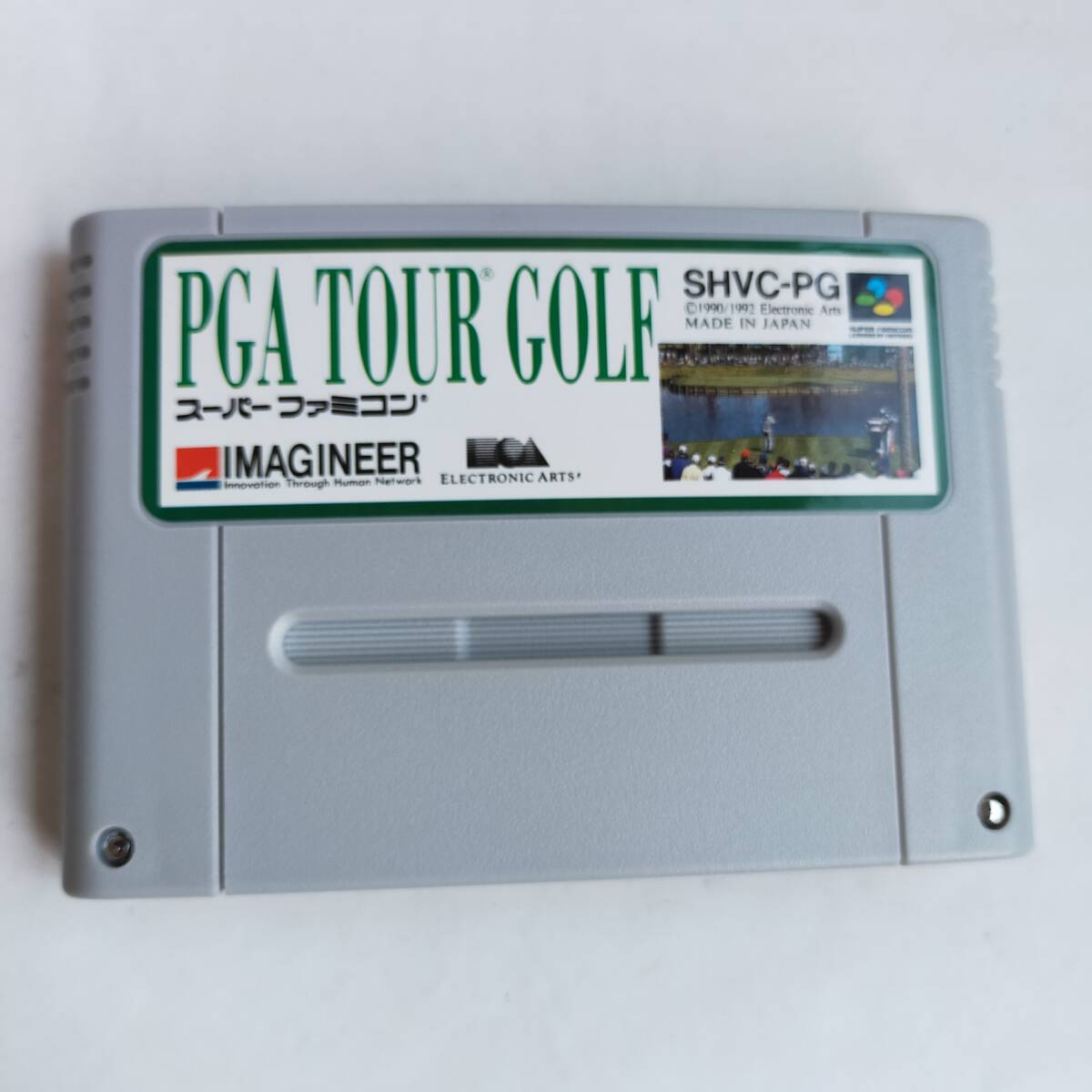 PGAツアーゴルフ スーパーファミコン 動作確認済・端子清掃済[SFC6531_207]
