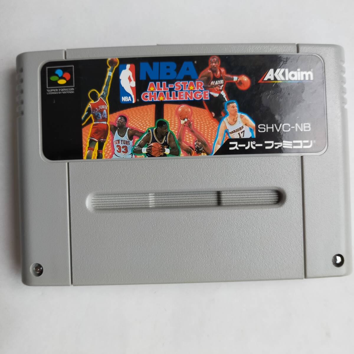 NBAオールスターチャレンジ スーパーファミコン 動作確認済・端子清掃済[SFC6466_137]_画像8