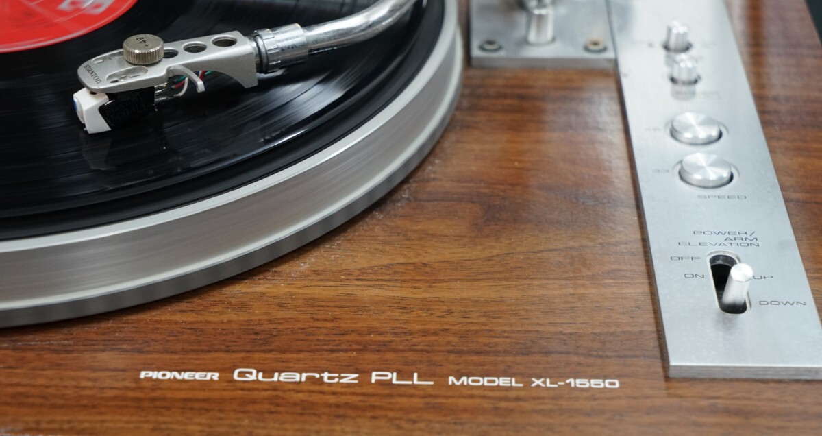 A&P●パイオニア：XL1550：プレイヤ－：MM(STANTON付）：CLASSICレコ－ド20枚無料：USED_画像6