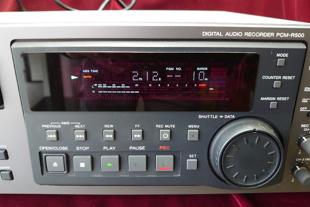 A&P SONY PCM-R500 DAT deck ]( present condition .) postage payment on delivery 