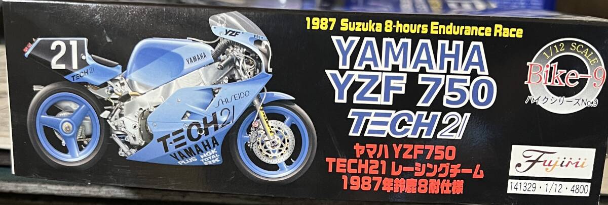 1/12 Fujimi model Yamaha YZF 750 Suzuka 8 hour 1987 year Martin.wima-.ke bin. Magi -. unassembly 