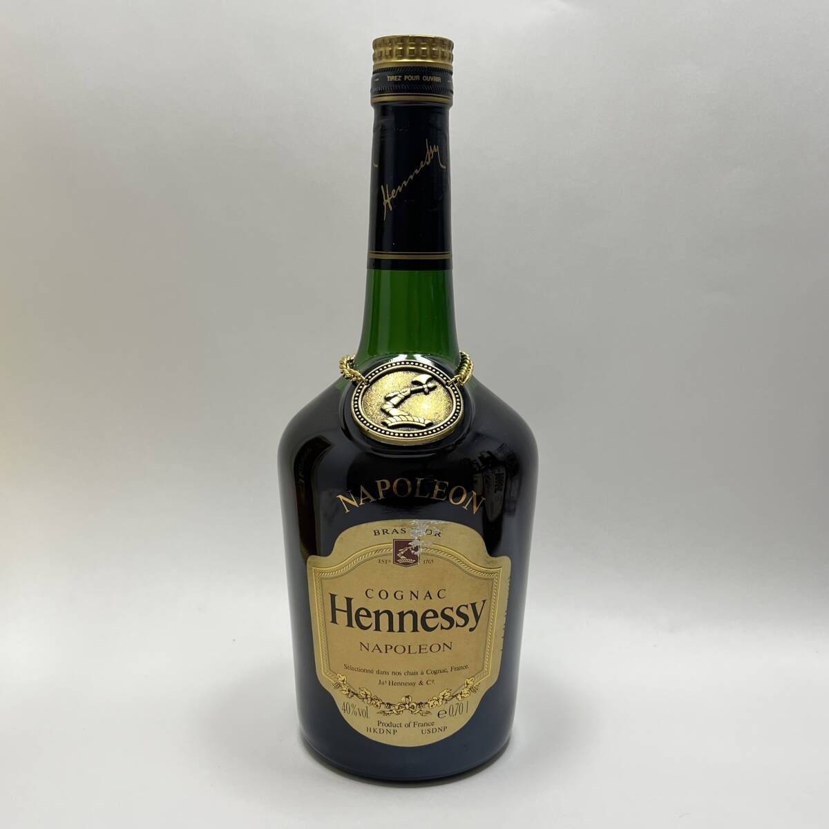 【UD77ST】未開栓 Hennessy NAPOLEON COGNAC BRASDOR ヘネシー ナポレオン コニャック ブラスドール ブランデー 700ml/40% 洋酒 古酒 お酒の画像2