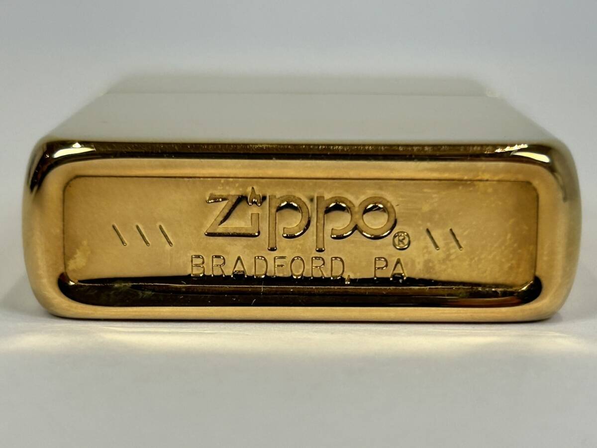 【OFS821YS】Zippo ジッポー ライター GUAM グアム ゴールド 喫煙具 保管品 着火未確認 ブランド 歴史 グッズ_画像4