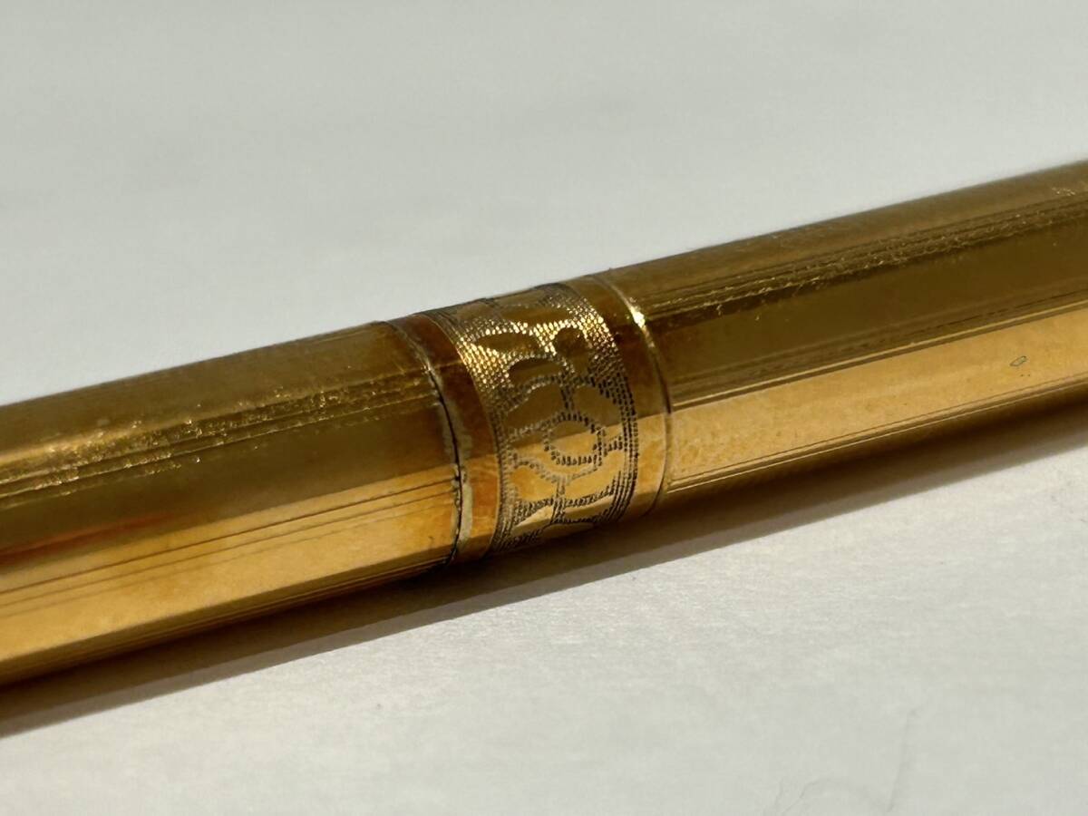 【OMO525YS】CROSS クロス 高級 ボールペン 2本セット 1/20 14KT GOLD FILLED ゴールド×シルバー 筆記具 文房具 ジャンク品_画像5