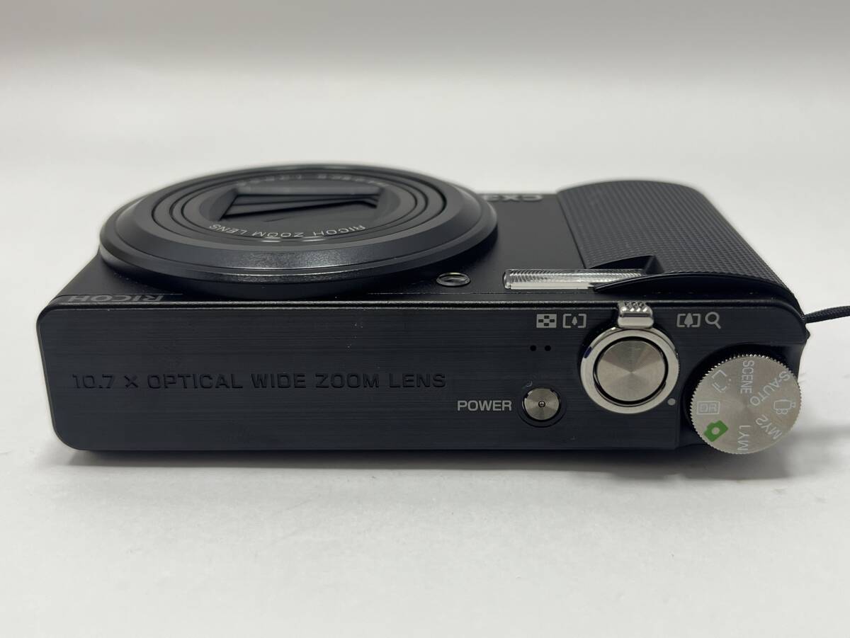 【UD169ST】RICOH CX3 リコー コンパクトデジタルカメラ ブラック デジカメ 付属品有 光学機器 ※ジャンク 動作未確認 _画像4