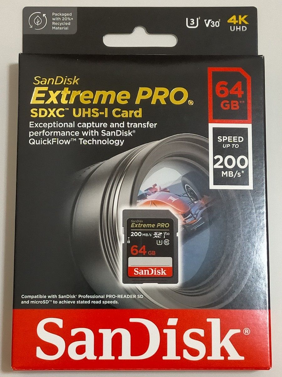 SanDisk Extreme PRO SDカード 64GB SDSDXXU-064G-GN4IN