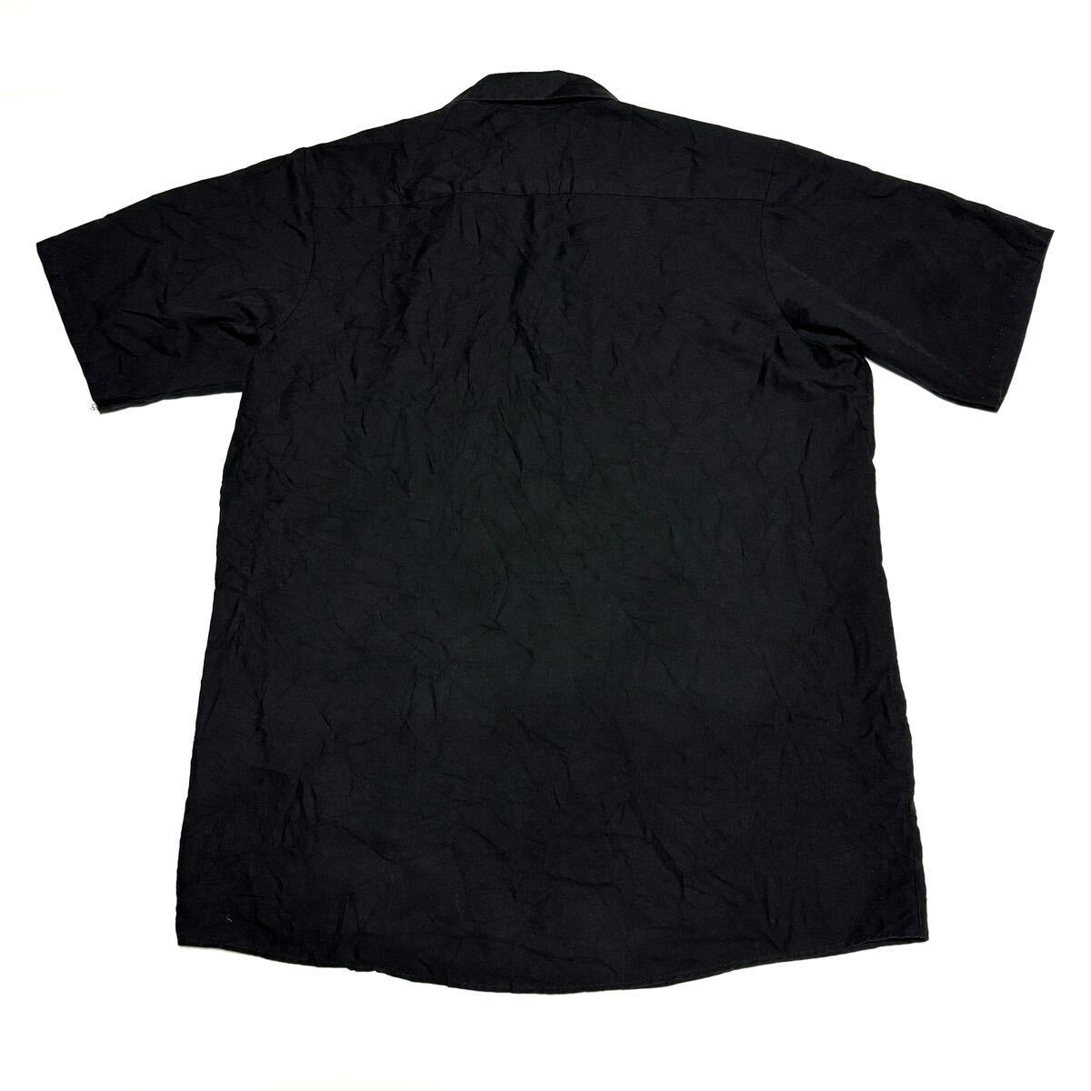 Lサイズ レッドキャップ　メンズ　半袖　ワークシャツ　ブラック　企業系　作業着　黒　即決_画像9