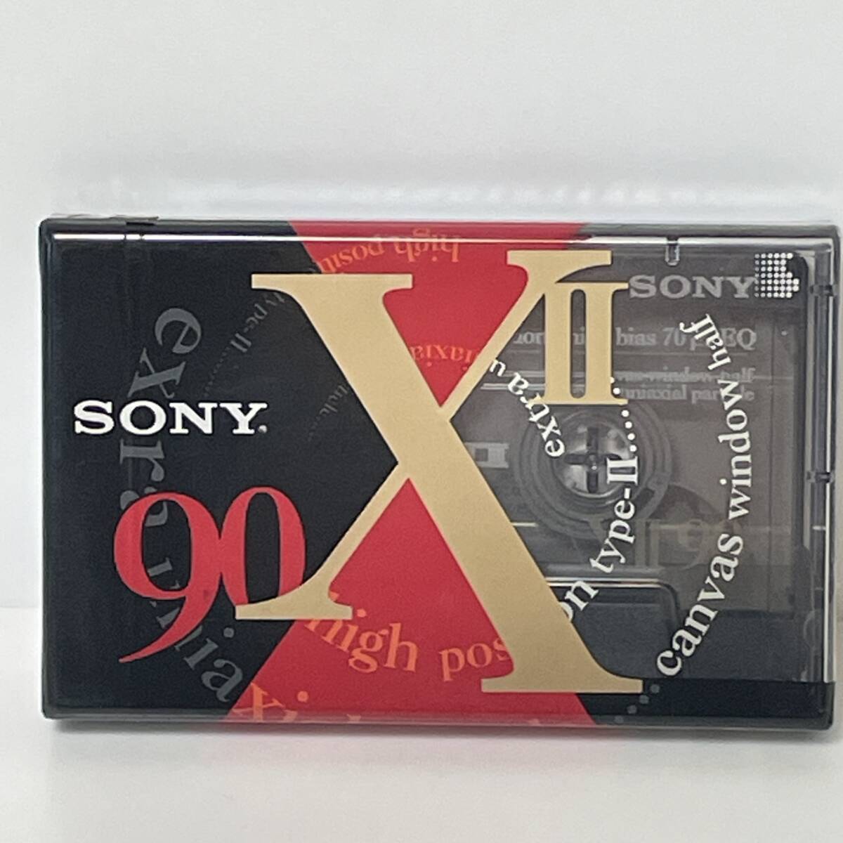 ■ 未開封 SONY XⅡ 90分 ハイポジ カセットテープ ソニー TYPEⅡ ハイポジション■134_画像1