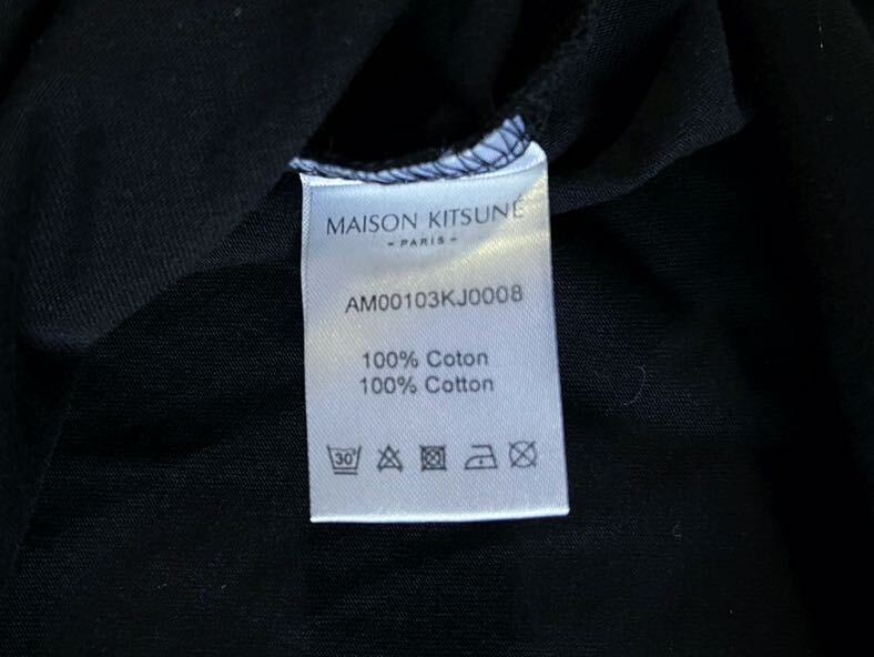 [MAISON KITSUNE mezzo n fox short sleeves T-shirt S size black black ]