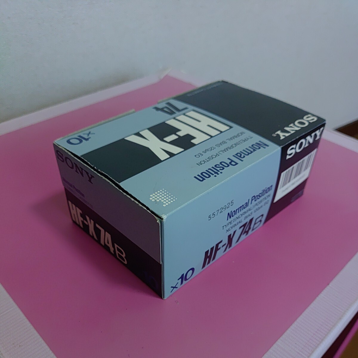 SONY ソニー カセットテープ ノーマルポジション Type I　HF-X 74 60 10本セット_画像2