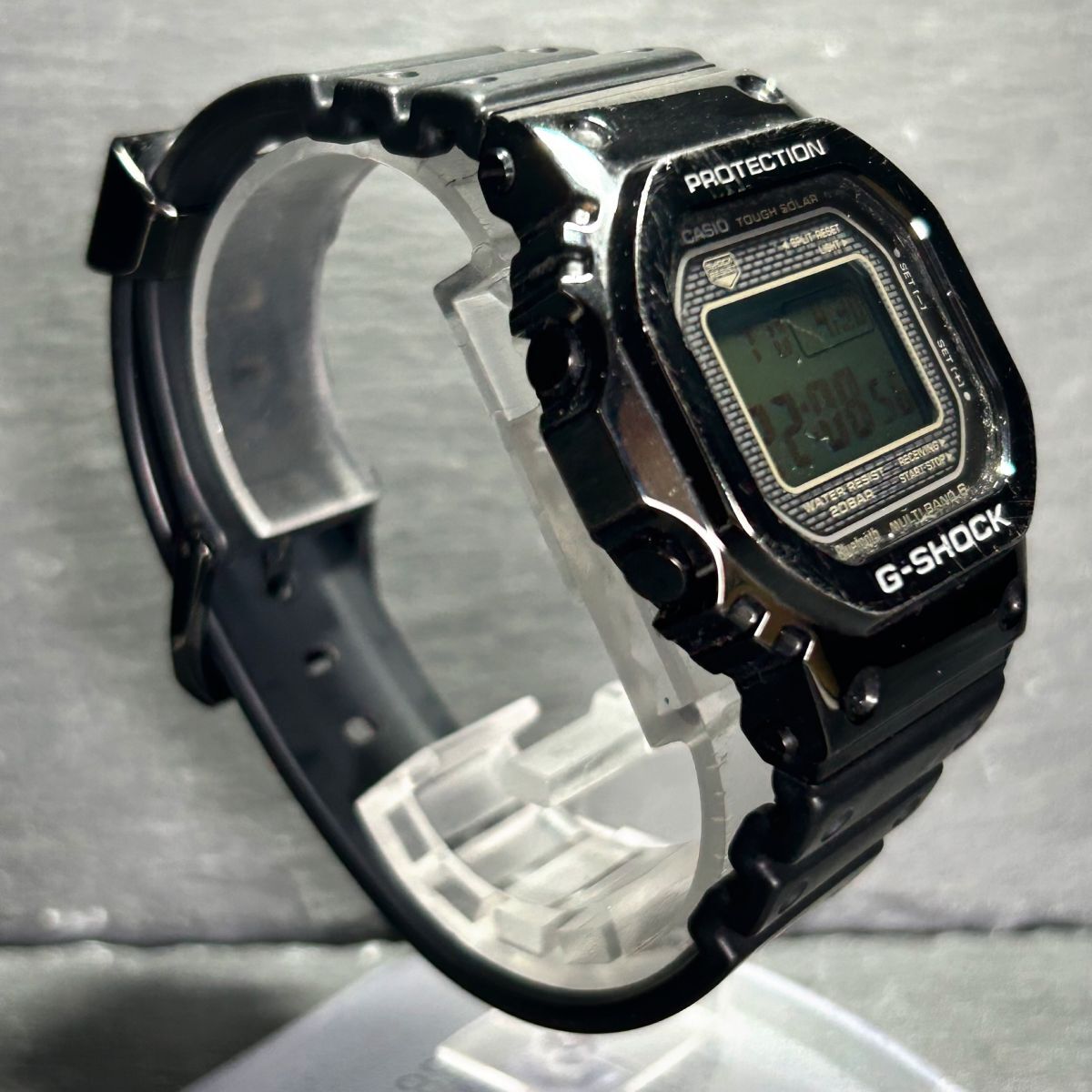 CASIO カシオ G-SHOCK ジーショック フルメタル GMW-B5000GD-1 腕時計 タフソーラー 電波ソーラー デジタル Bluetooth モバイルリンク 黒_画像5