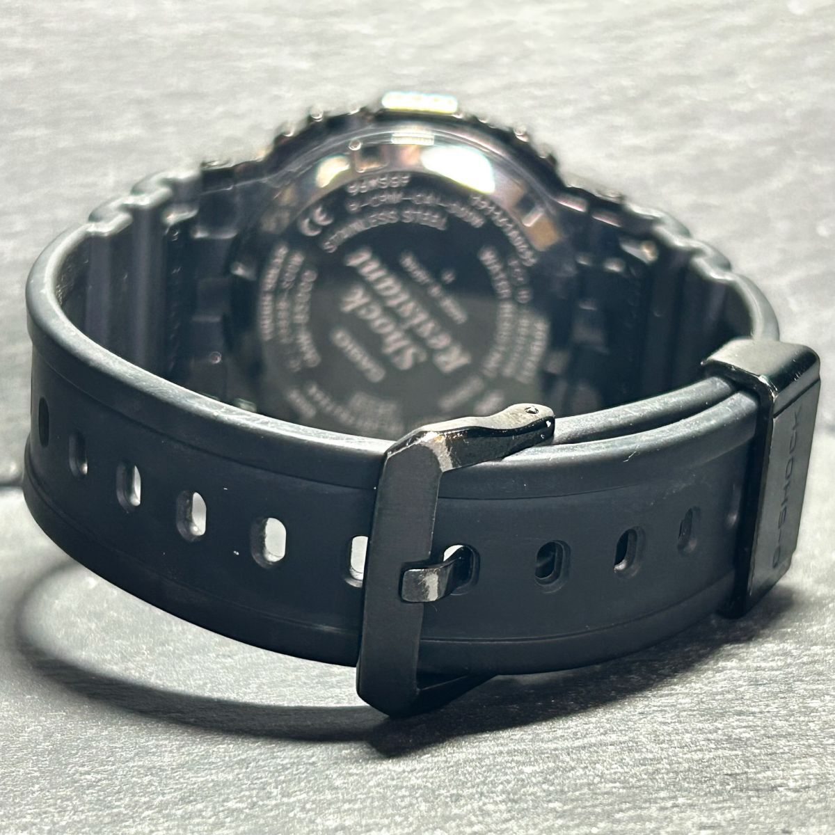 CASIO カシオ G-SHOCK ジーショック フルメタル GMW-B5000GD-1 腕時計 タフソーラー 電波ソーラー デジタル Bluetooth モバイルリンク 黒_画像7