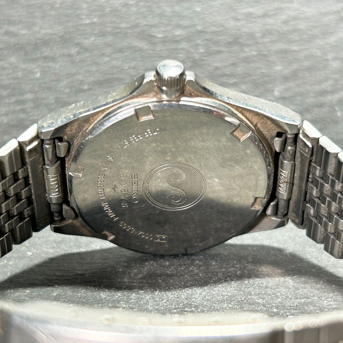 1979年代製 SEIKO セイコー Silver Wave シルバーウェーブ 5933-7000 腕時計 クオーツ アナログ カレンダー 亀戸製 メンズ 新品電池交換済の画像8