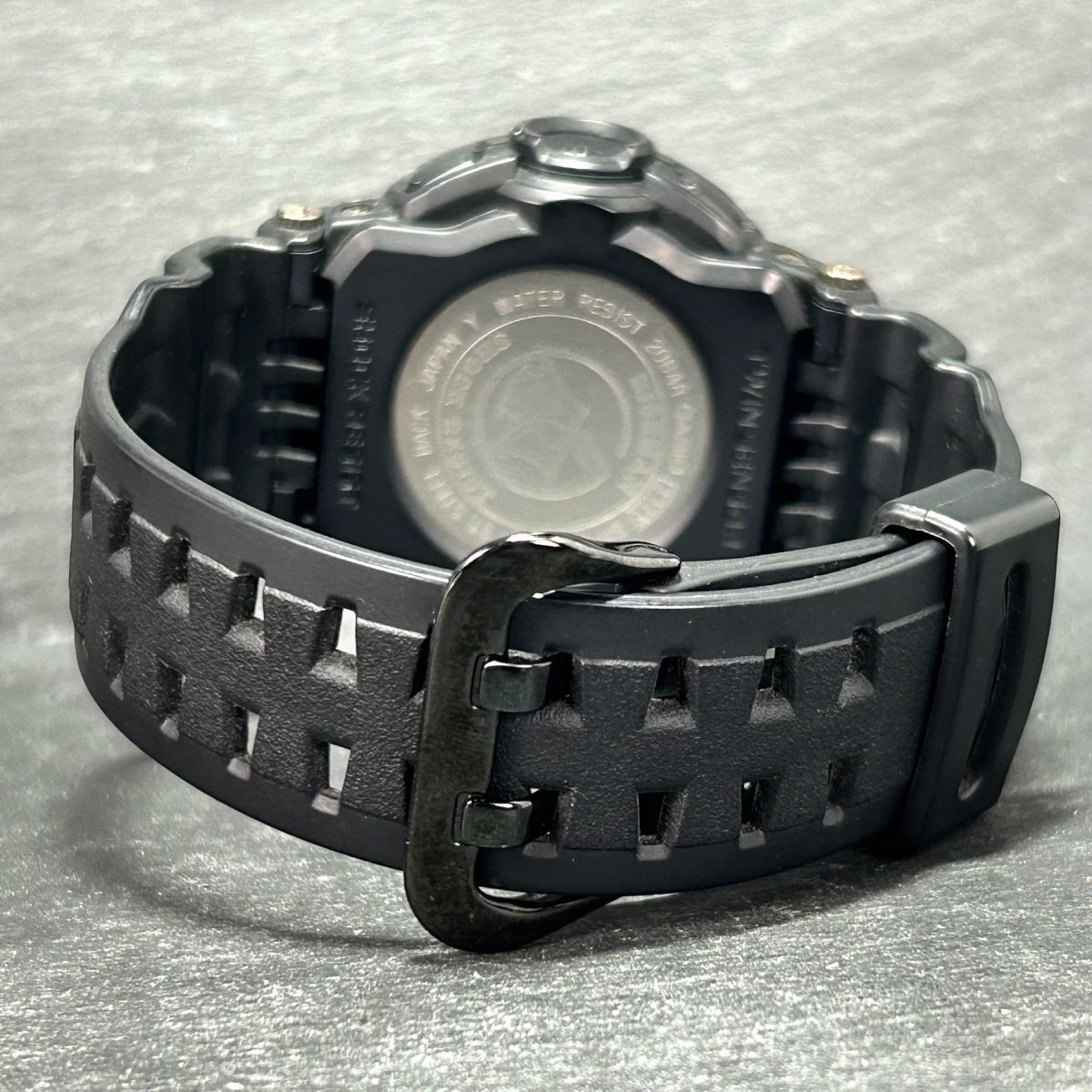 美品 CASIO カシオ G-SHOCK ジーショック RIZEMAN ライズマン GW-9200BWJ-1 腕時計 タフソーラー 電波ソーラー デジタル 多機能 ブラックの画像7