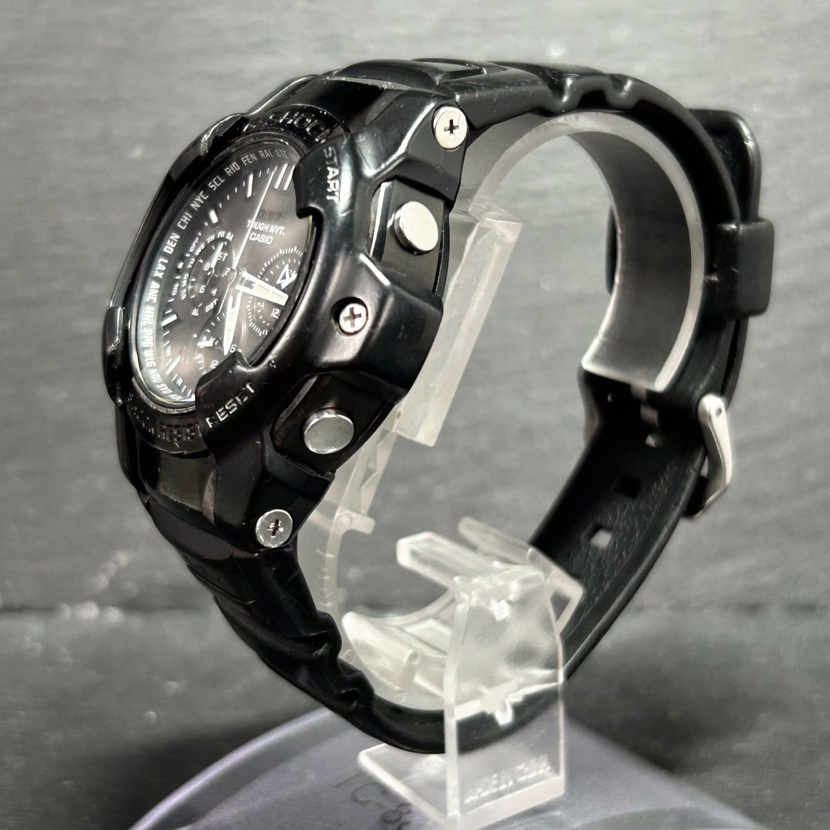 CASIO カシオ G-SHOCK ジーショック GIEZ ジーズ GS-1400B-1A 腕時計 タフソーラー 電波ソーラー アナログ クロノグラフ カレンダー メンズの画像6