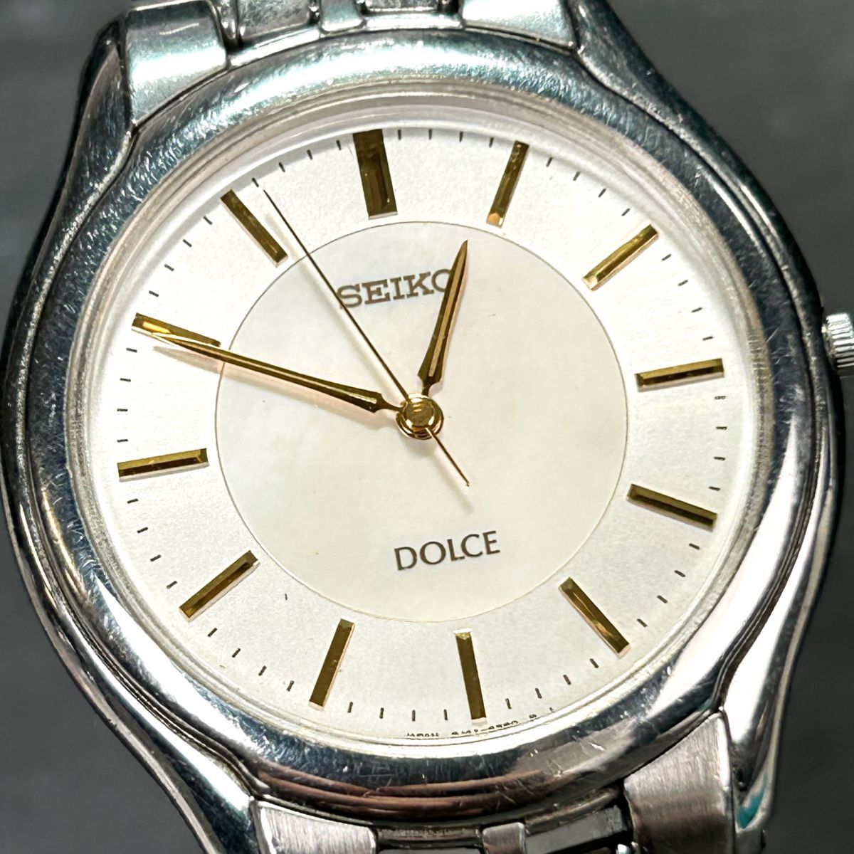 SEIKO セイコー DOLCE ドルチェ 8J41-6030 腕時計 クオーツ アナログ シルバー ゴールド ステンレススチール 新品電池交換済み 動作確認済の画像1