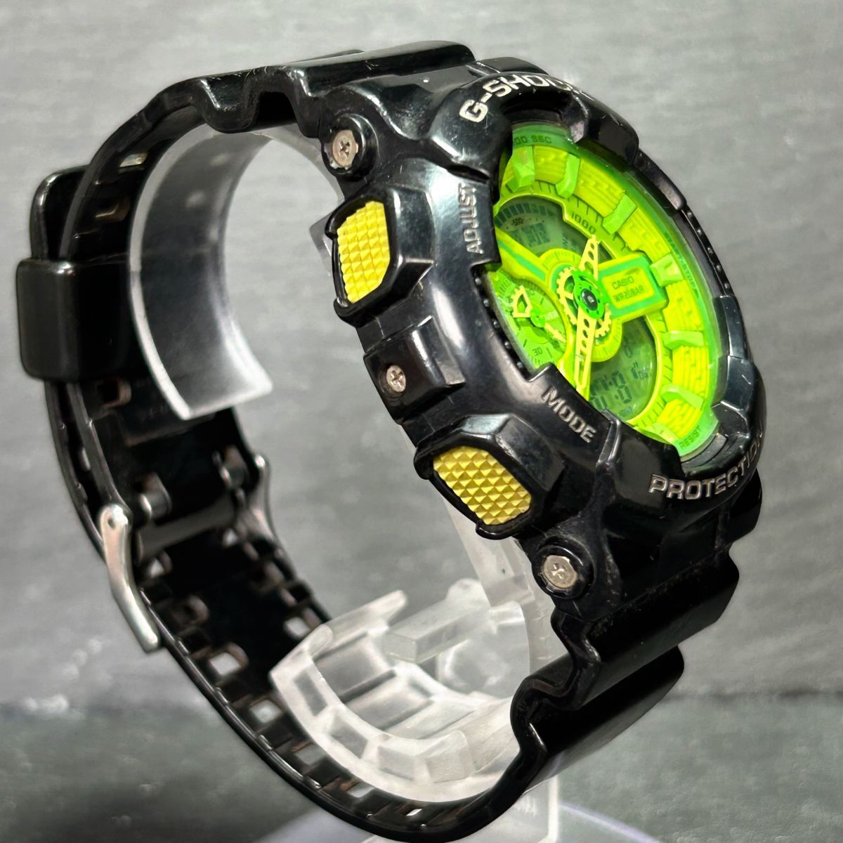 CASIO カシオ G-SHOCK ジーショック Hyper Colors ハイパー・カラーズ GA-110B-1A3 腕時計 クオーツ アナデジ 多機能 新品電池交換済みの画像5