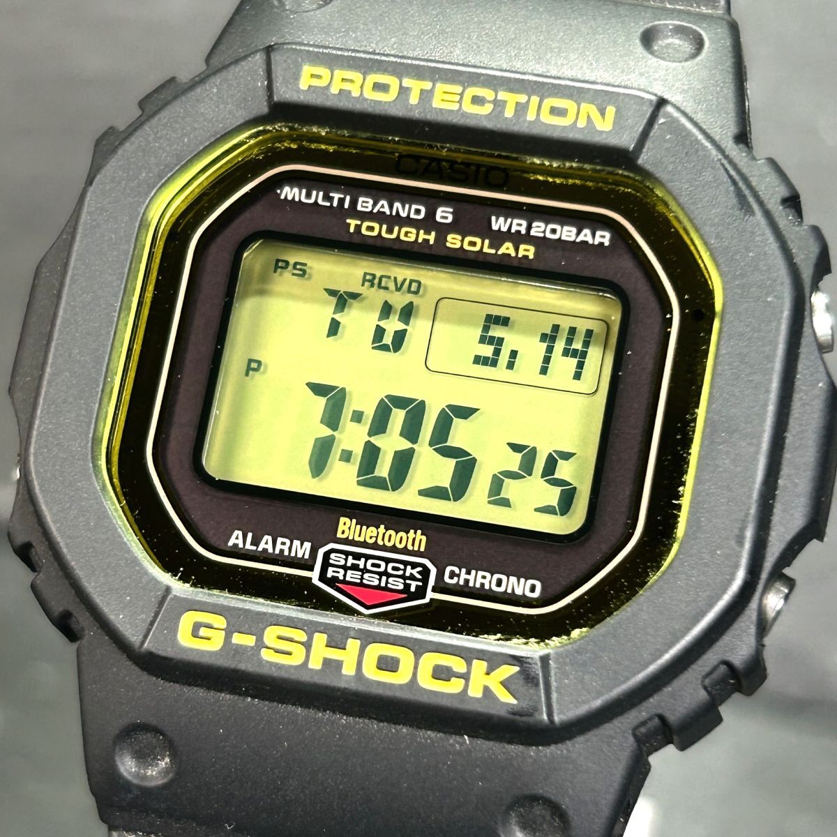 超美品 CASIO カシオ G-SHOCK ジーショック GW-B5600BC-1 腕時計 電波ソーラー コンポジット デジタル Bluetooth モバイルリンク 多機能_画像2