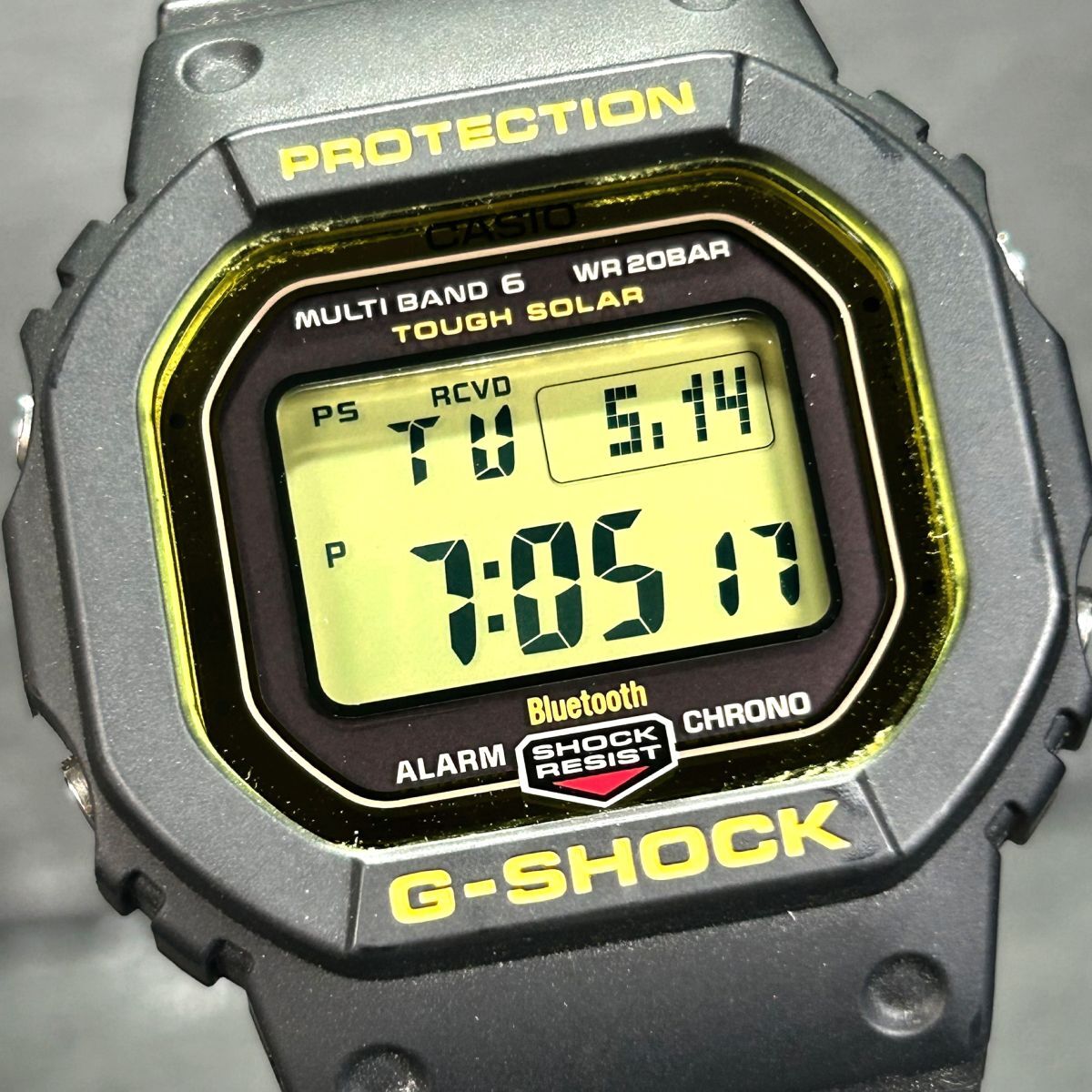 超美品 CASIO カシオ G-SHOCK ジーショック GW-B5600BC-1 腕時計 電波ソーラー コンポジット デジタル Bluetooth モバイルリンク 多機能_画像1