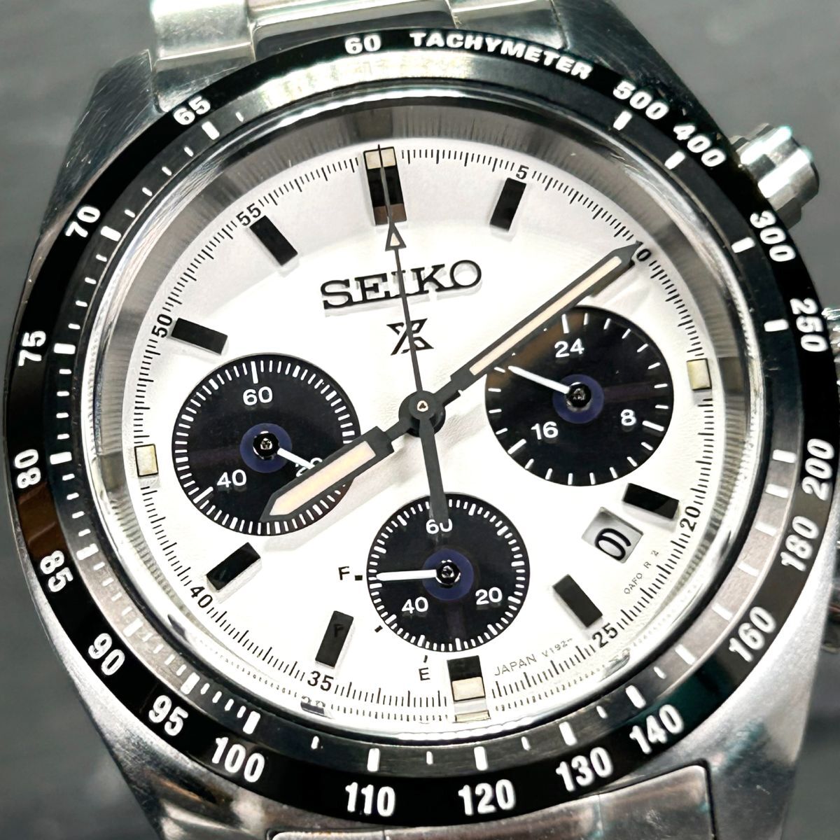 超美品 SEIKO セイコー PROSPEX プロスペックス スピードマスター SBDL085 ソーラー 腕時計 クロノグラフ カレンダー 動作確認済み_画像1