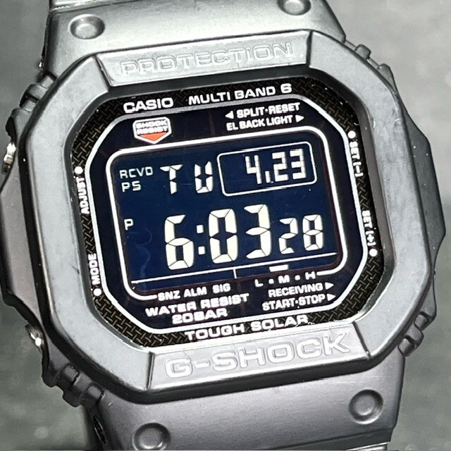 CASIO G-SHOCK カシオ ジーショック GW-M5610-1BJF 腕時計 電波ソーラー ブラック スクエア マルチバンド6 デジタル アナログ メンズの画像1