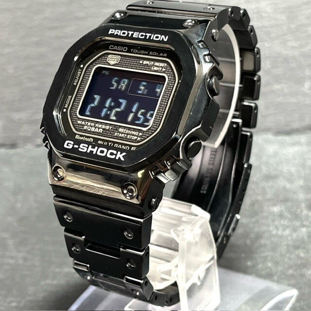 超美品 CASIO カシオ G-SHOCK ジーショック GMW-B5000GD-1 腕時計 タフソーラー 電波ソーラー腕時計 モバイルリンク Bluetooth メンズの画像4