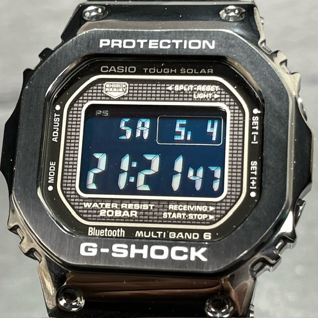 超美品 CASIO カシオ G-SHOCK ジーショック GMW-B5000GD-1 腕時計 タフソーラー 電波ソーラー腕時計 モバイルリンク Bluetooth メンズの画像3