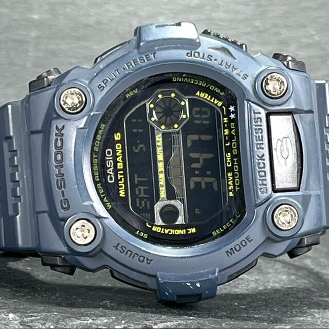 CASIO G-SHOCK カシオ ジーショック GW-7900NV-2JF 腕時計 ソーラー電波 ブルー アナログ デジタル メンズ タイドグラフ ムーンデータ_画像6