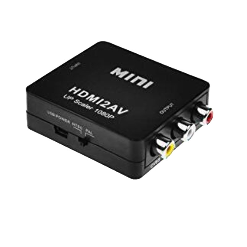 HDMI RCA 変換アダプタ コンバーター コンポジット 1080P ビデオ アナログ 転換 ケーブル アダプター 切り替え 赤白黄端子の画像3