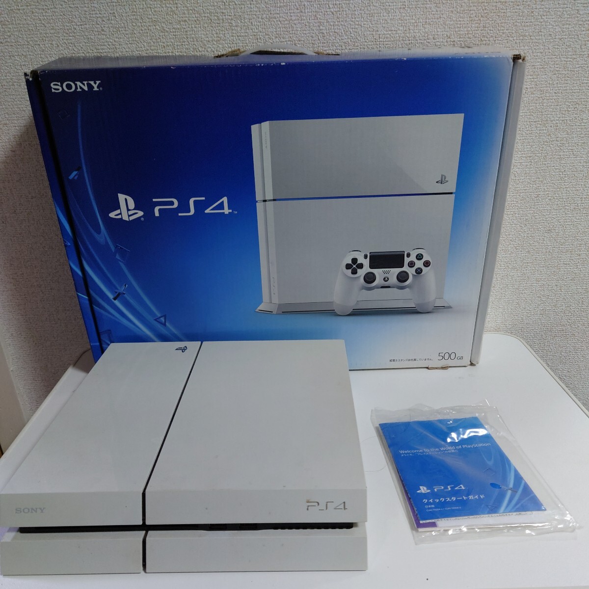 1円〜 PS4 PlayStation4 CUH-1100A 通電OK 封印有り 本体のみ 動作未確認 ジャンクの画像1