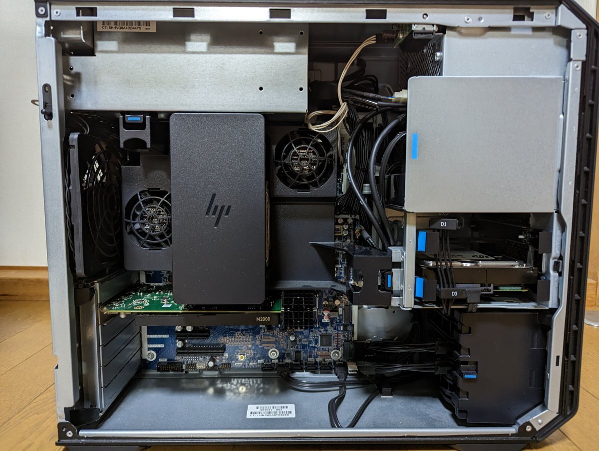 HP Z4 G4 Workstation Xeon W-2133 3.6GHz 6コア/12スレッド メモリ32GB Quadro M2000 Win11 Pro for Workstations SSD 256GB HDD 3TB_画像3