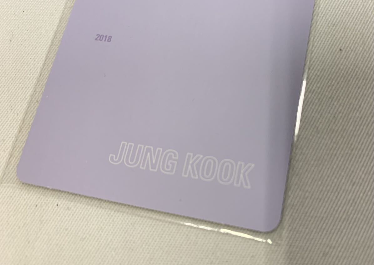 BTS 防弾少年団 memories of 2018 Blu-ray特典 フォトカード ジョングク JUNGKOOK グク メモリーズ [038] 019/458E_画像6