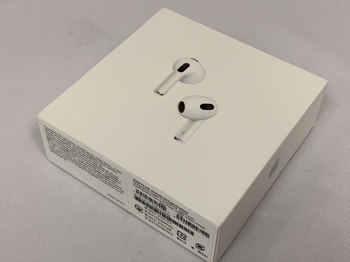新品未開封 1スタ～ Apple AirPods 第3世代 MME73J/A エアポッズ [5-25] 097/265Eの画像3