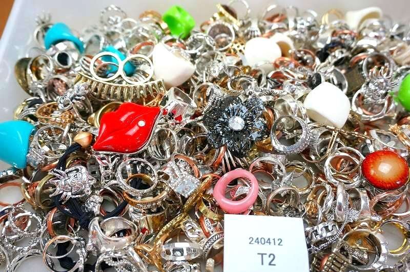 Nd11#. together large amount 2Kg and more!!!!* Showa Retro ring men's lady's fashion ring set sale accessory @@240412T2