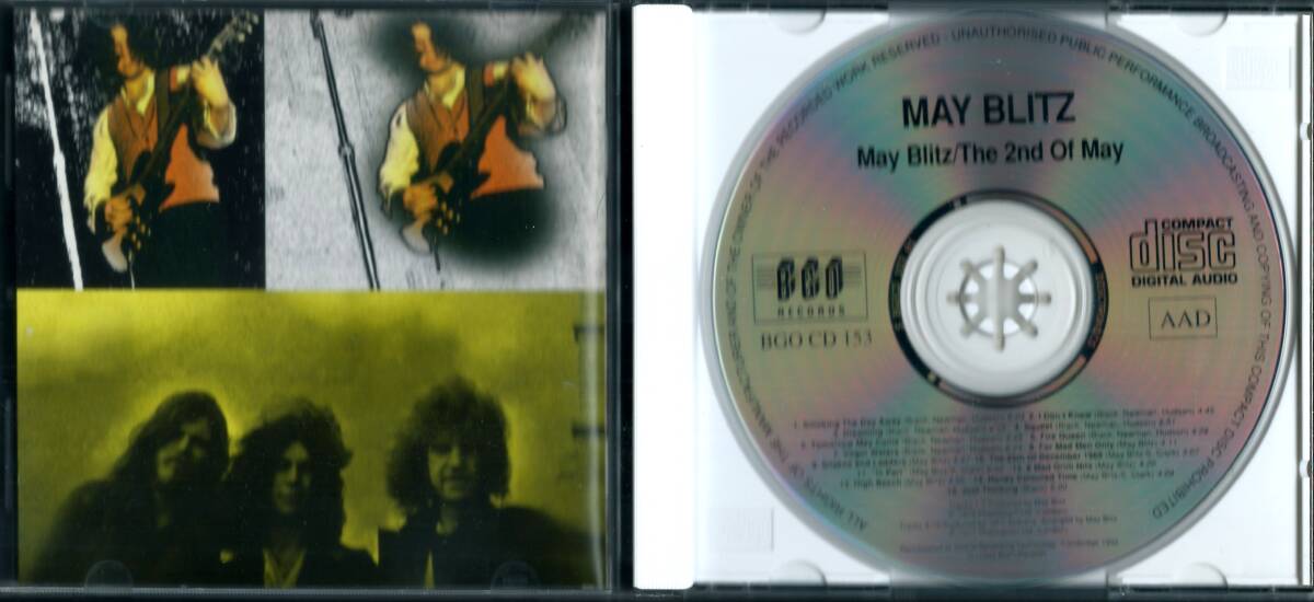 MAY BLITZ / May Blitz + The 2nd Of May (2LP on 1CD) BGOCD153 UK盤 CD メイ・ブリッツ BAKERLOO THREE MAN ARMY 4枚同梱発送可能_画像3