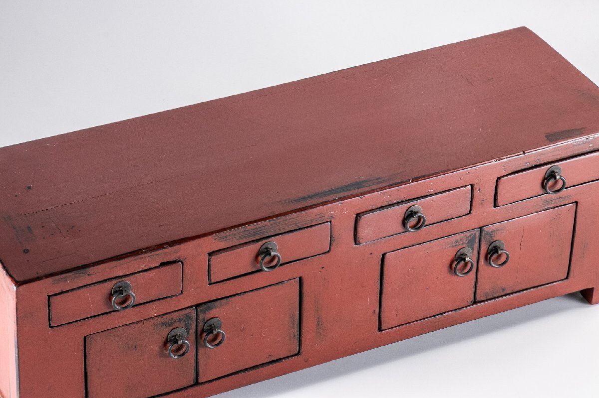 [ Joseon Dynasty furniture ]. lacquer chest of drawers van dachi Joseon Dynasty woodworking E562.. Japanese-style tableware ceramic art antique old . morning . fine art Joseon Dynasty Goryeo charge . tea utensils 