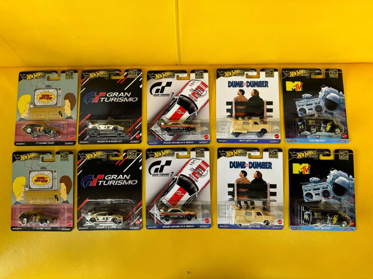 ★5台1セット2組出品★2024★HOT WHEELS★ホットウィール★POP CULTURE MIX3★ポップカルチャー★GT-R★BNR34★激レア★送料無料★未開封★_画像1