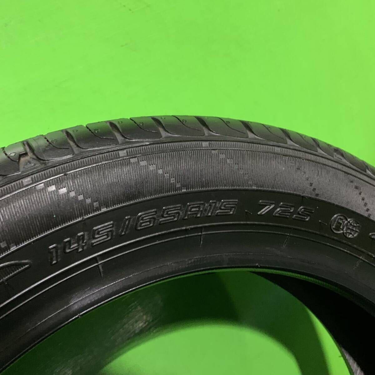 AE686-405★新品未使用　DUNLOP ENASAVE EC204 145/65R15 72S サマータイヤ　2本　145-65-15_画像4