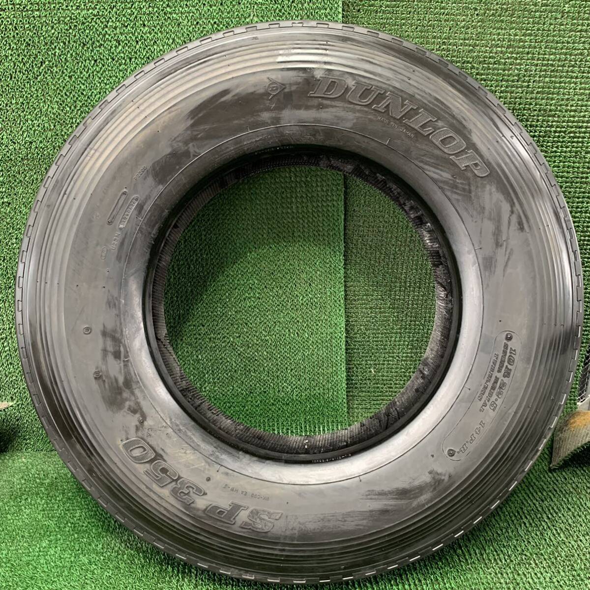 MC692-405★新品未使用　DUNLOP SP350 10R22.5 14PR 2本　大型 トラック 高床 バス　リブタイヤ_MC692-275/70R22.5