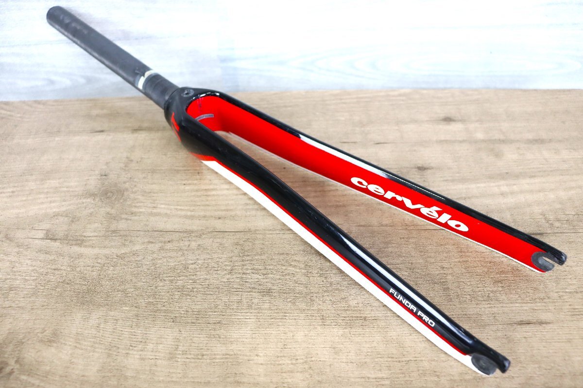2010 cervelo R3 サーヴェロ サーベロ 3T FUNDA PRO 純正カーボンフォーク コラム長さ242mm オーバーサイズ 1-1/8'' cicli17 39