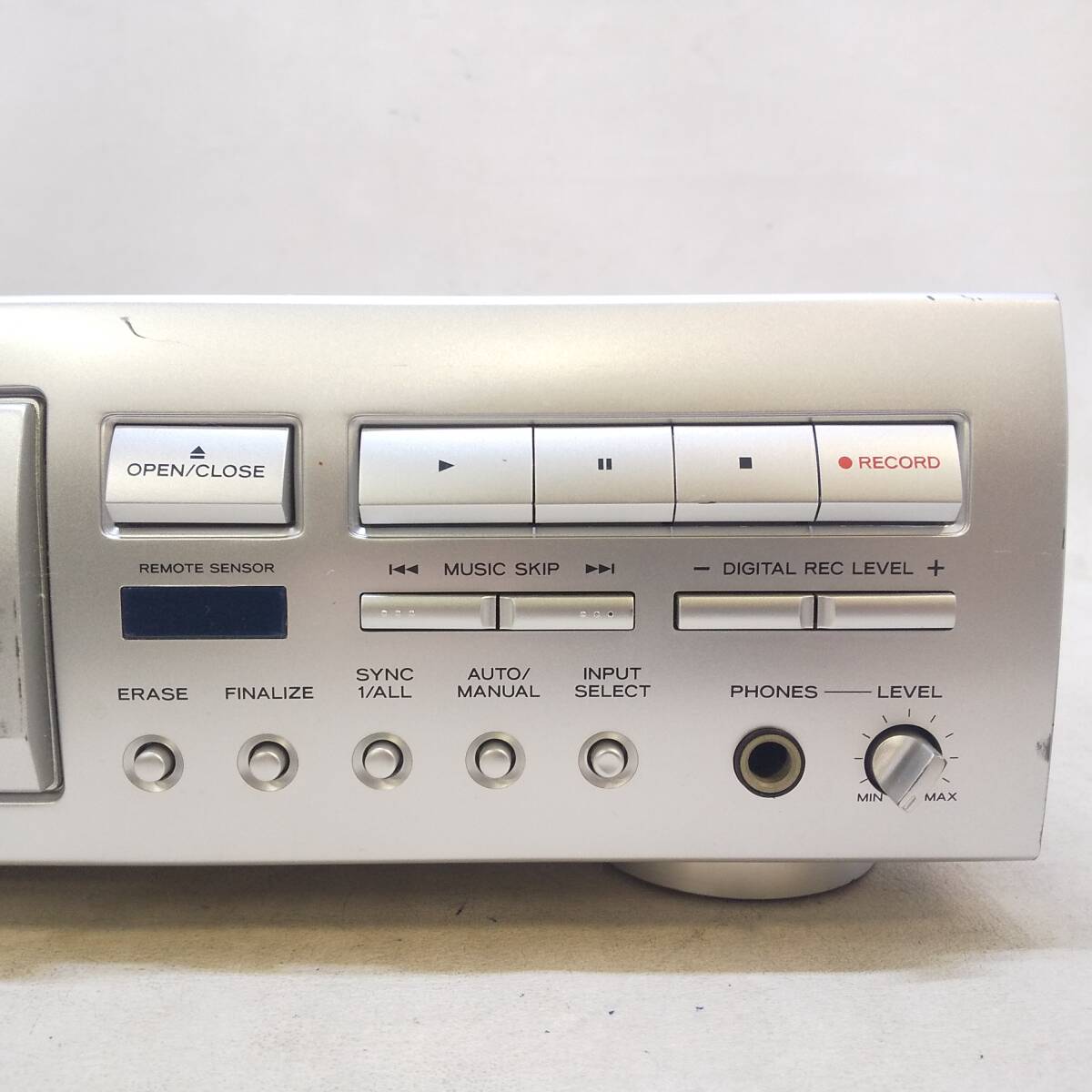 ◆TEAC ティアック CDレコーダー CD-RW880 リモコン付き CD読込みOK 再生不良 ジャンク◆C2436_画像3