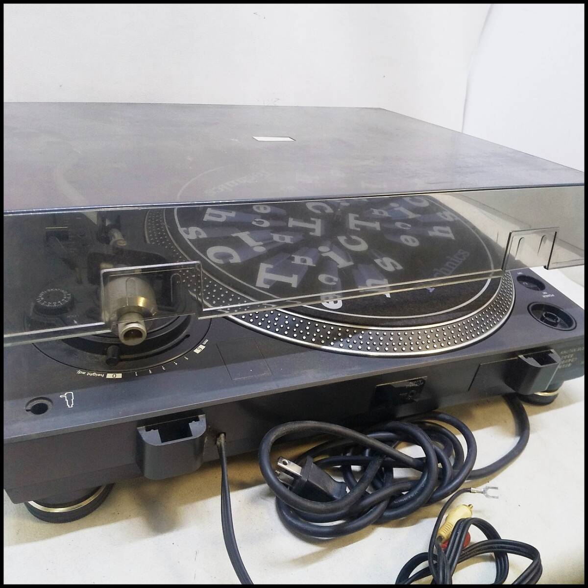 ●KIKUTANI ターンテーブル QUAERTZ DJ機器 レコードプレーヤー DJ-2500SQ 通電OK ジャンク品●C2762の画像9
