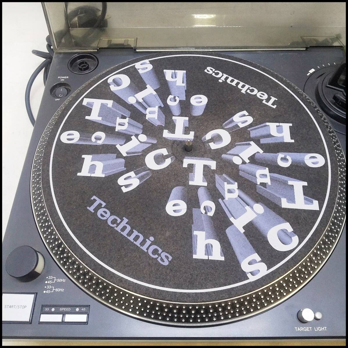 ●KIKUTANI ターンテーブル QUAERTZ DJ機器 レコードプレーヤー DJ-2500SQ 通電OK ジャンク品●C2762の画像2