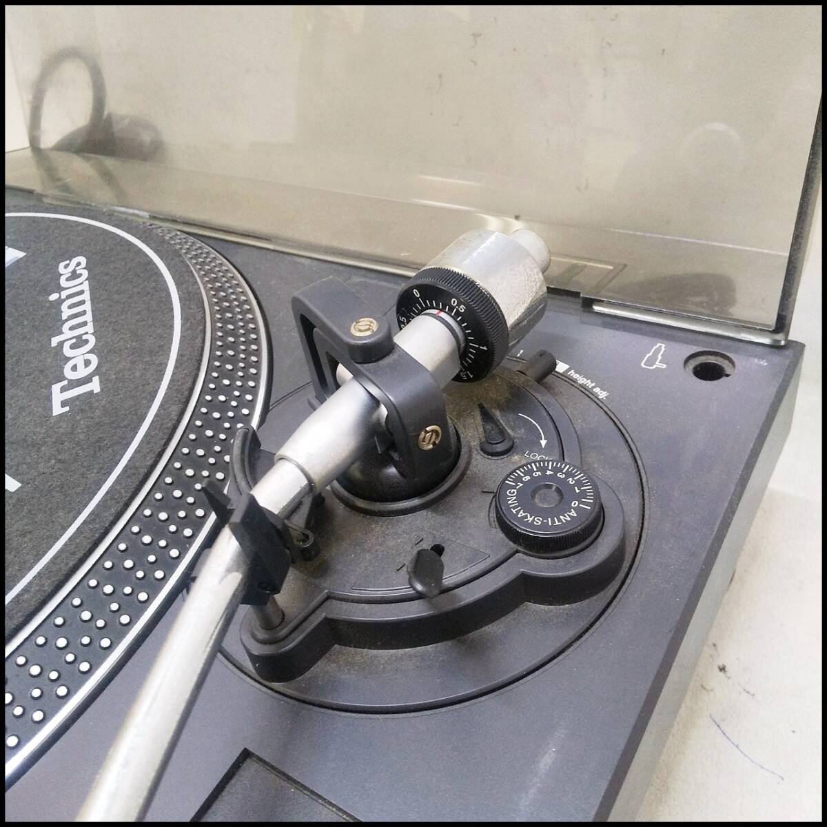 ●KIKUTANI ターンテーブル QUAERTZ DJ機器 レコードプレーヤー DJ-2500SQ 通電OK ジャンク品●C2762の画像3