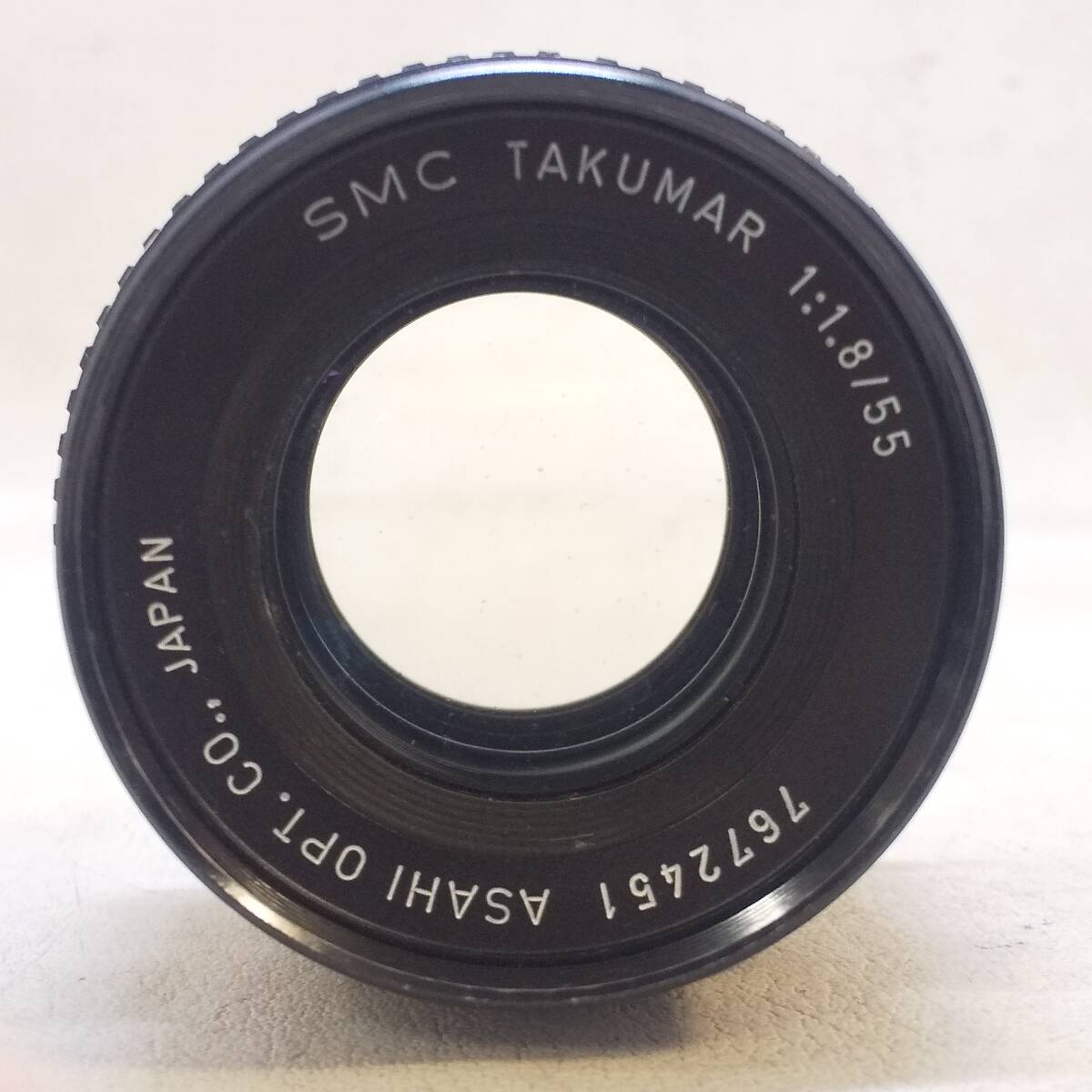 ◆PENTAX ペンタックス SMC TAKUMAR 55mm F1.8 レンズキャップ付き 動作未確認 ジャンク◆C2456の画像2