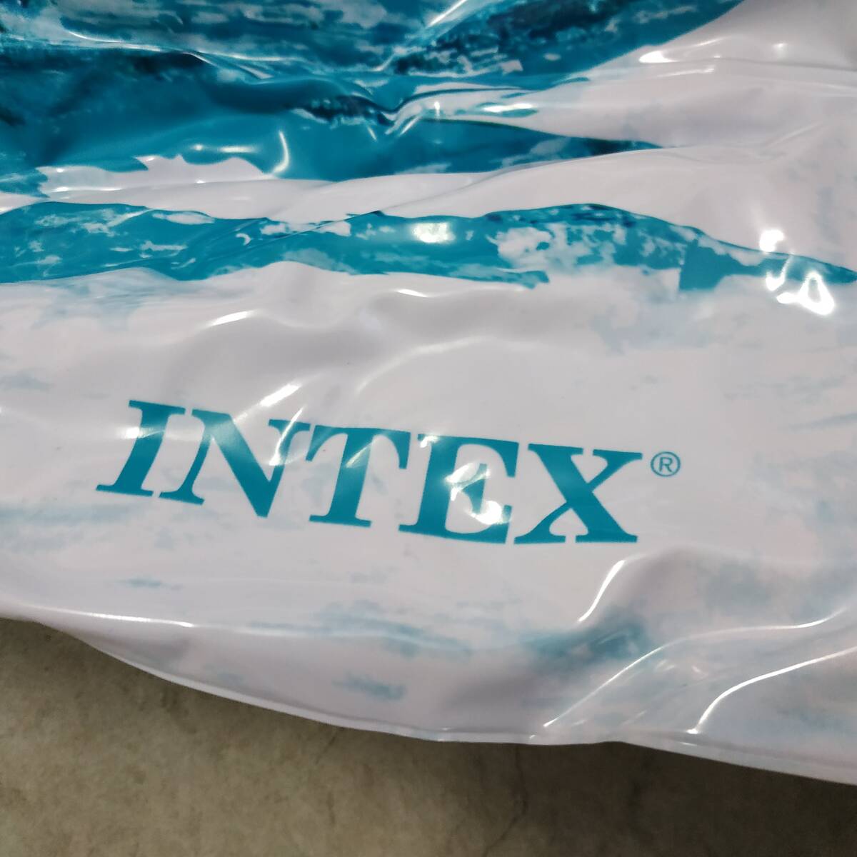 * INTEX swim ring 2 piece set Angel Wing mat other Inte ks present condition goods * C91981