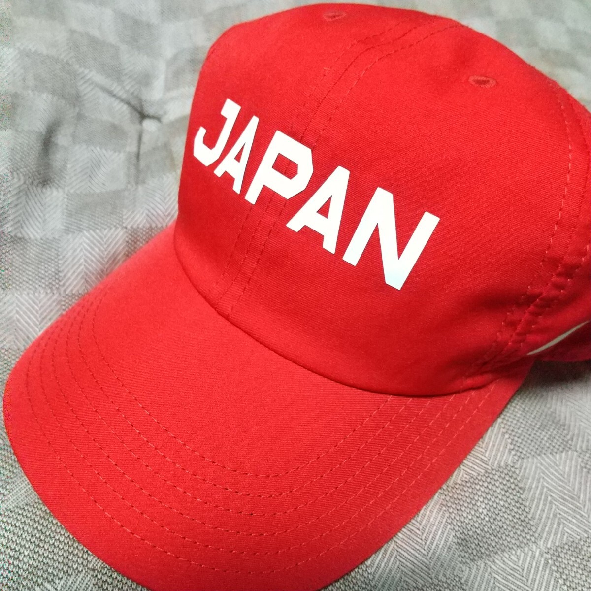 ナイキKIDSキャップ 赤 JAPAN 子供ぼうし NIKE 帽子_画像1