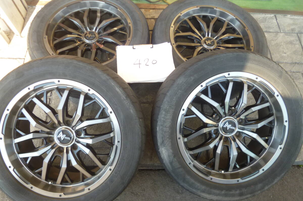 『N420』【岐阜市手渡し可能】FJクルーザー 150プラド NITRO POERR ナイトロパワー 20インチアルミホイール 6H139.7 265/50R20