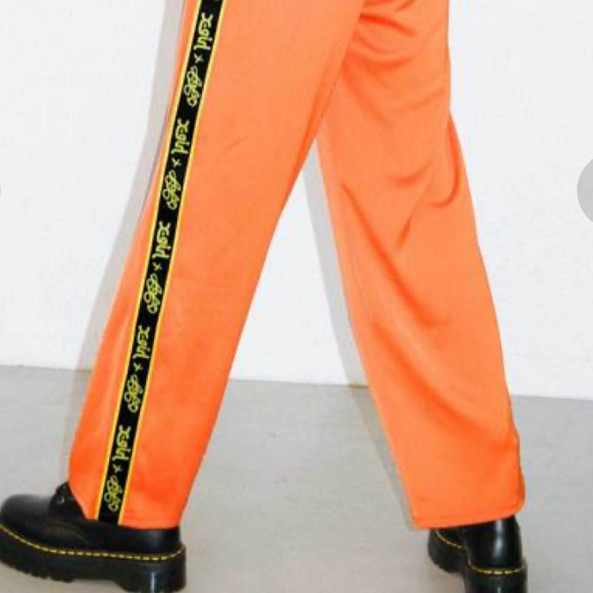X-GIRL FAFI  コラボ　オレンジ　パンツ　エックスガール　ダンス　美品　ジャージ　スエット　