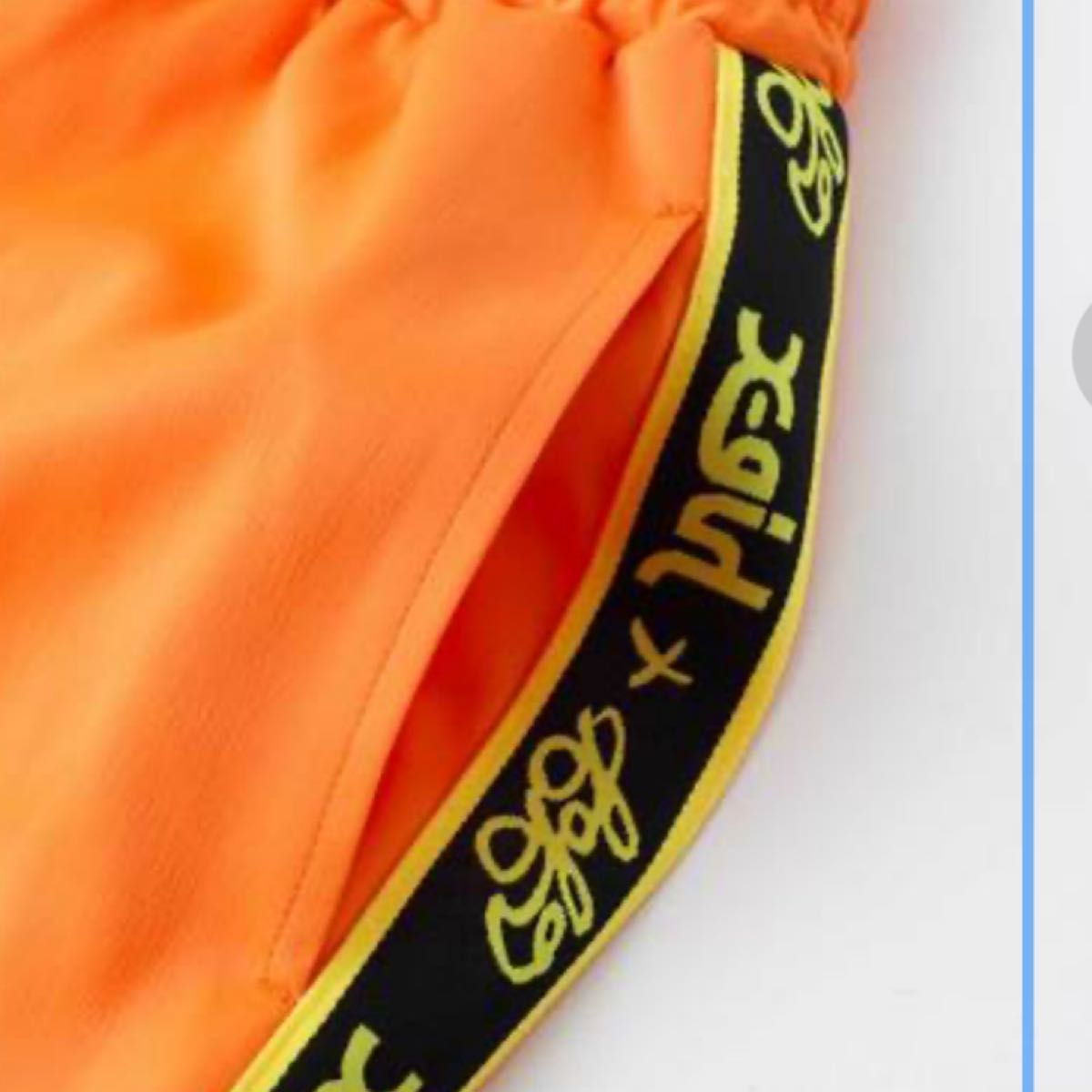 X-GIRL FAFI  コラボ　オレンジ　パンツ　エックスガール　ダンス　美品　ジャージ　スエット　